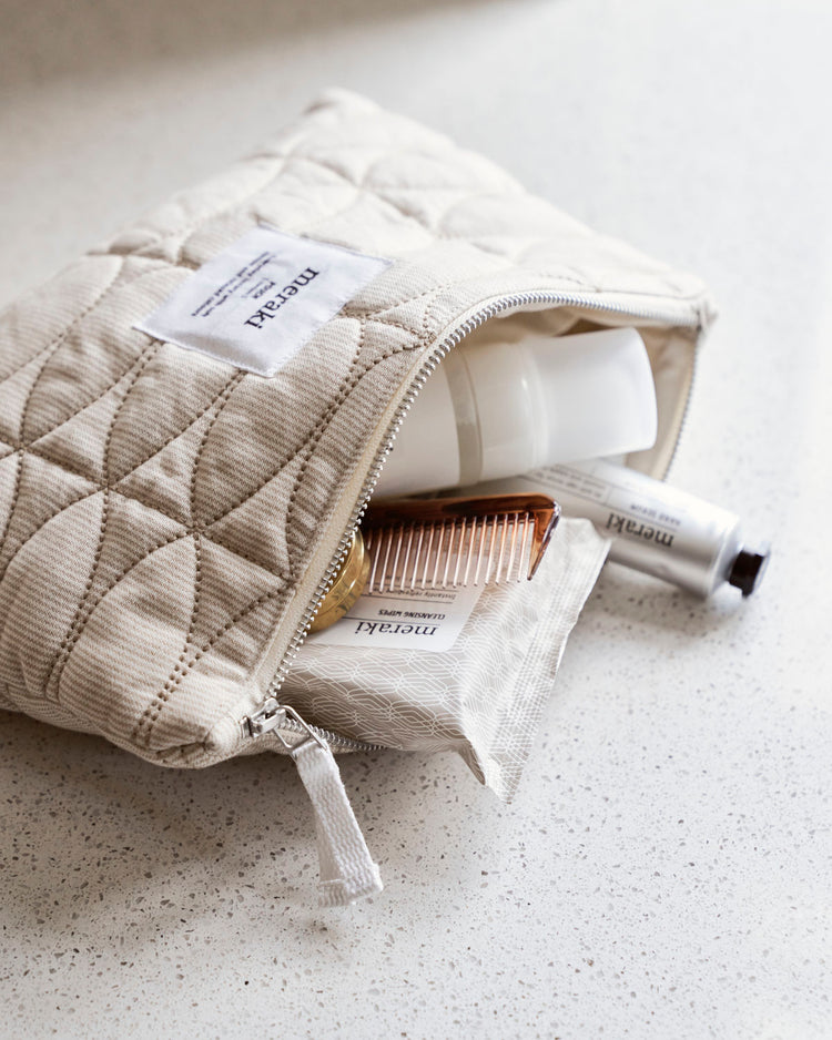 Pouch, Mentha, Off white/safari